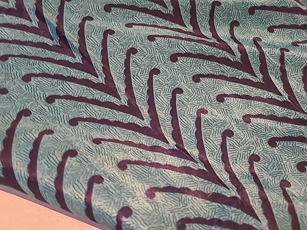 Uzbec Interior Liner Style INDIAN FANCY 100% SILK PRINTED TOP SZ. M - Picture 5 of 8